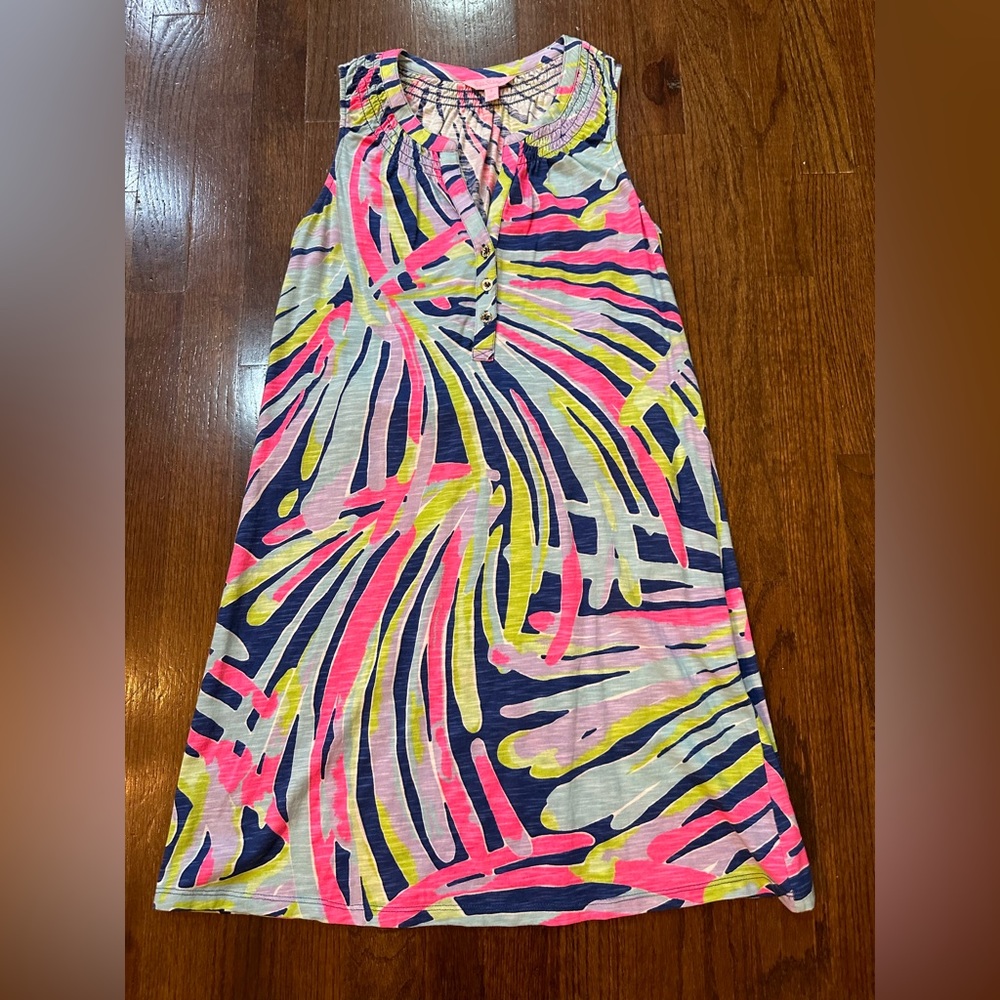 Lilly Pulitzer size small multicolor sleeveless knit dress